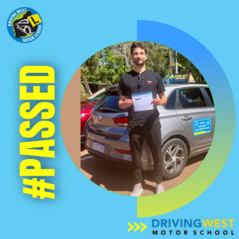 Driving West driving test success for Davide