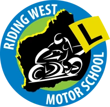 Riding West Motor School logo Riding West Motor School logo